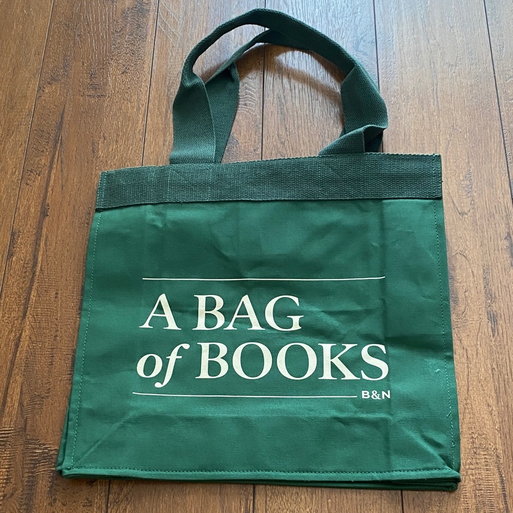 Barnes & Noble Green Book Tote